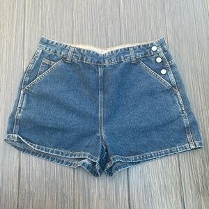 Calvin Klein Jeans Side Snap Shorts Size 10